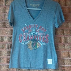 Chicago Blackhawks 2013 Stanley Cup Tshirt Sz Lrg